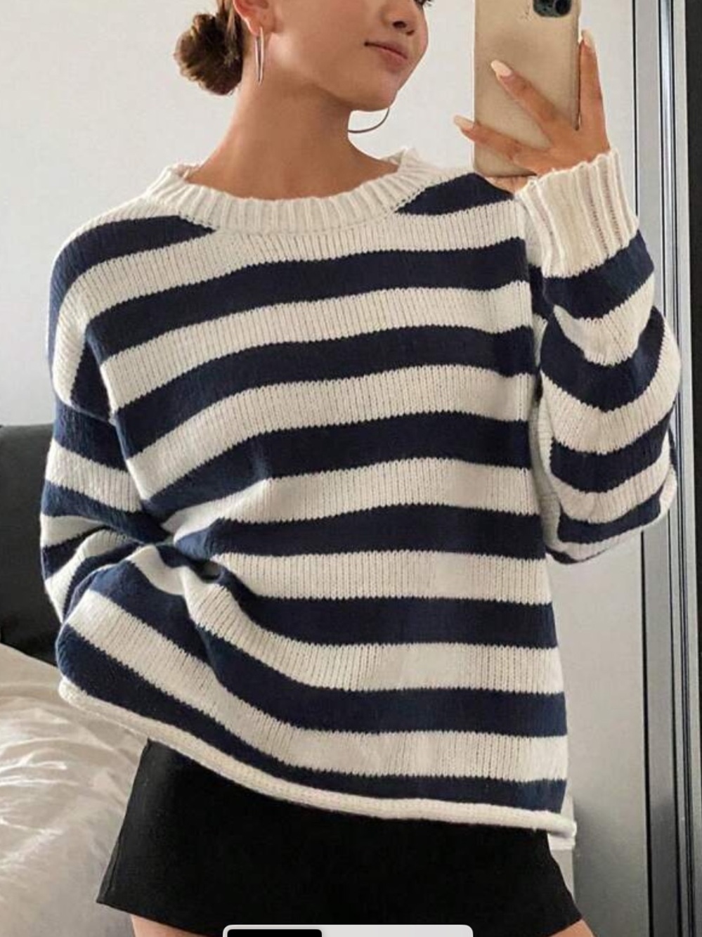 Striped Knit Sweater